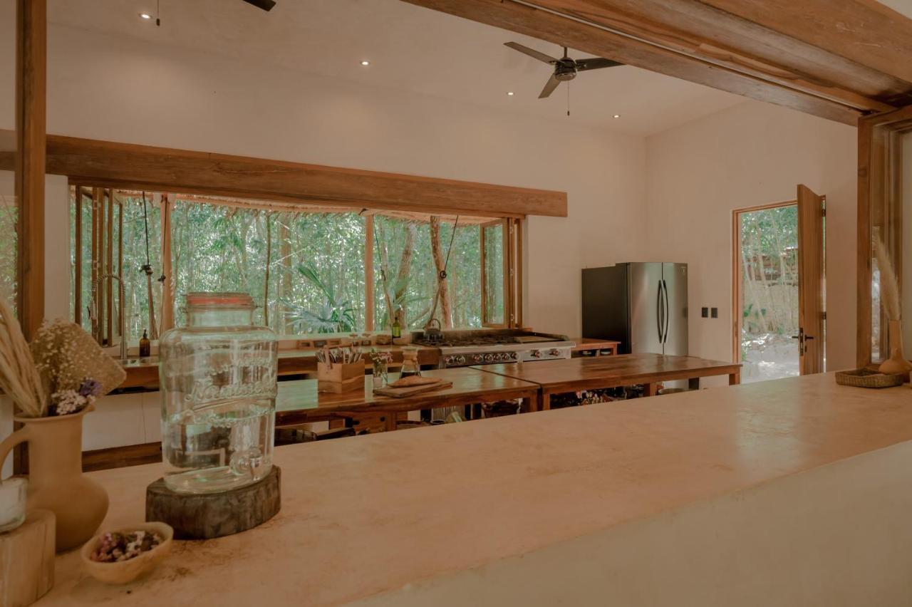 Naum - Secluded Villa With Private Cenote Tulum Exterior foto
